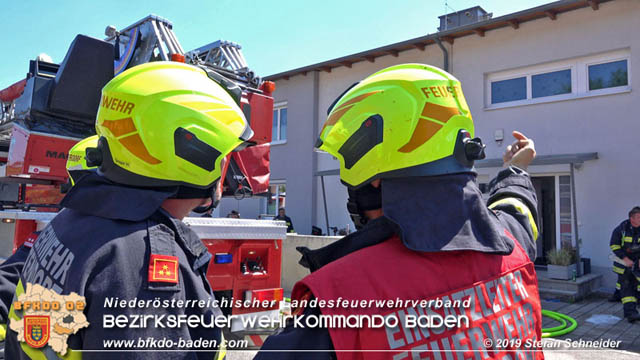 20190724 Brand bei einer Tattendorfer Reihenhausanlage  Foto: © Stefan Schneider