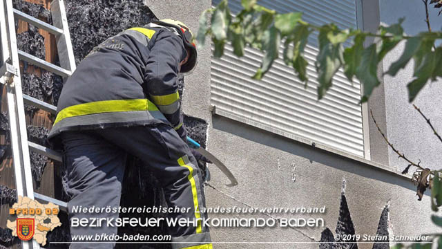 20190724 Brand bei einer Tattendorfer Reihenhausanlage Foto: © Stefan Schneider 20190724 Brand bei einer Tattendorfer Reihenhausanlage Foto: © Stefan Schneider