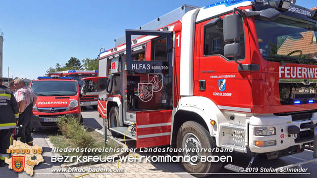 20190724 Brand bei einer Tattendorfer Reihenhausanlage  Foto: © Stefan Schneider