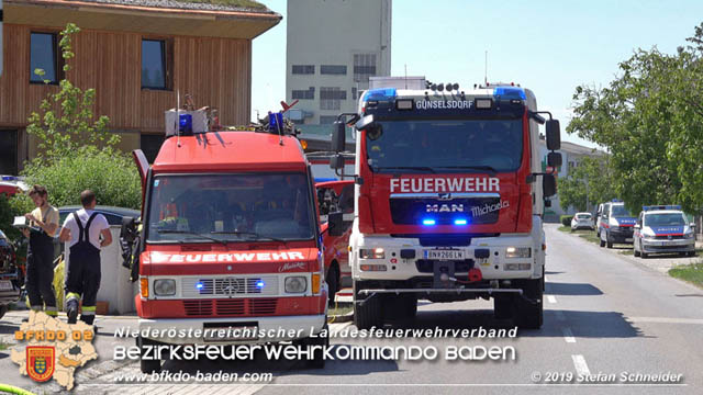 20190724 Brand bei einer Tattendorfer Reihenhausanlage  Foto: © Stefan Schneider