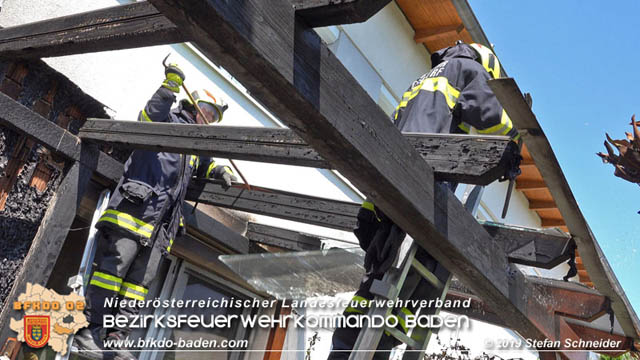20190724 Brand bei einer Tattendorfer Reihenhausanlage Foto: © Stefan Schneider 20190724 Brand bei einer Tattendorfer Reihenhausanlage Foto: © Stefan Schneider