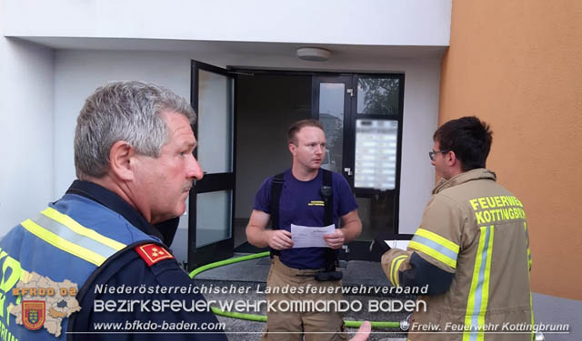 20190726 Wohnungsbrand in Kottingbrunn  Foto:  Freiwillige Feuerwehr Kottingbrunn