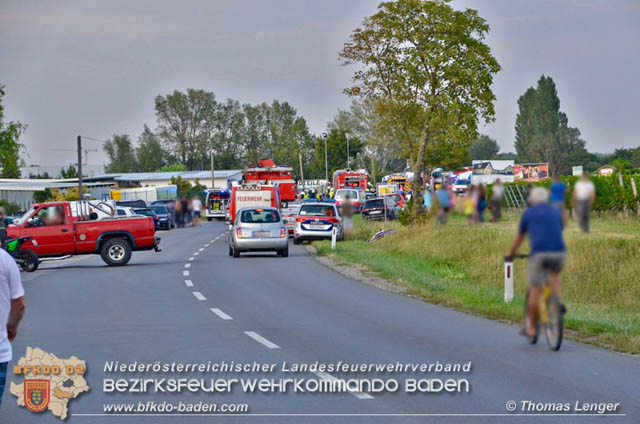 20190826 Schwerer Verkehrsunfall auf der LB212 Möllersdorf  Foto: © Thomas Lenger Monatsrevue.at