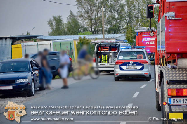 20190826 Schwerer Verkehrsunfall auf der LB212 Möllersdorf  Foto: © Thomas Lenger Monatsrevue.at