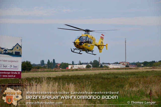 20190826 Schwerer Verkehrsunfall auf der LB212 Möllersdorf  Foto: © Thomas Lenger Monatsrevue.at