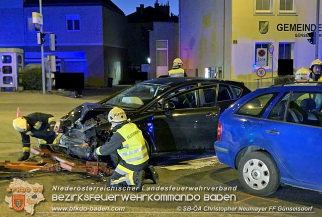 20190915 Verkehrsunfall in Gnselsdorf  Foto:  Christoph Neumayer FF Gnselsdorf