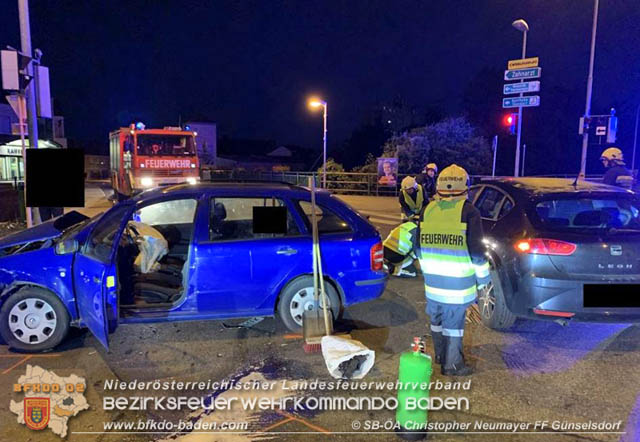 20190915 Verkehrsunfall in Gnselsdorf  Foto:  Christoph Neumayer FF Gnselsdorf