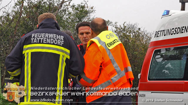 20191014 Pensionist mit Rad bei einem unbeschranktem Bahnbergang in Tattendorf von Zug erfasst und schwer verletzt  Foto:  Stefan Schneider