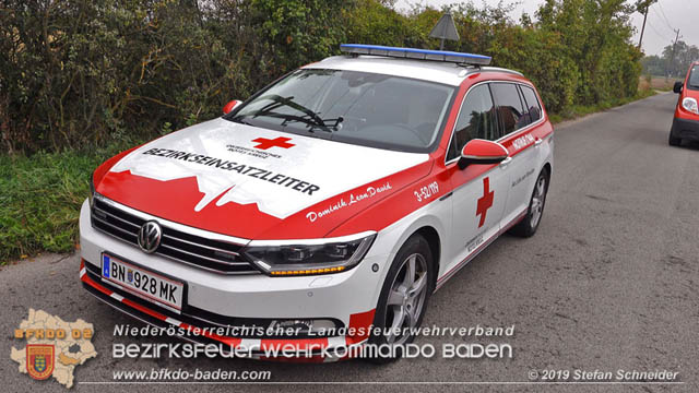 20191014 Pensionist mit Rad bei einem unbeschranktem Bahnbergang in Tattendorf von Zug erfasst und schwer verletzt  Foto:  Stefan Schneider