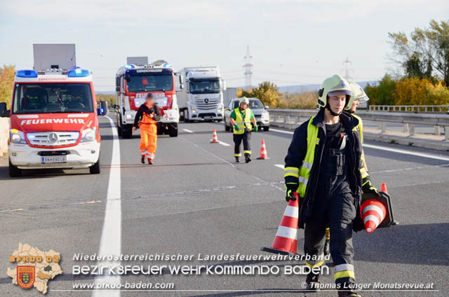 20191025 Anhnger auf A3 umgekippt  Foto:  Thomas Lenger Monatsrevue.at