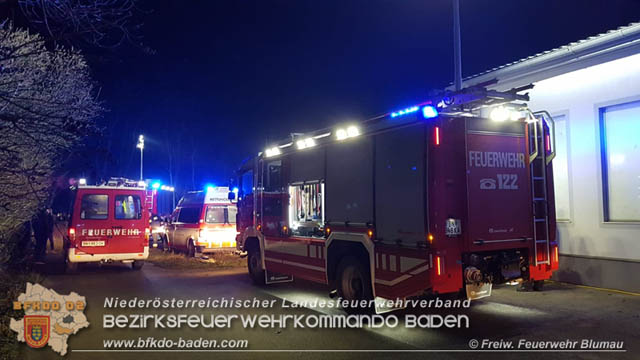 20191218 Mann stürzt in Blumau-Neurißhof in einen Schacht  Foto: © Freiwillige Feuerwehr Blumau