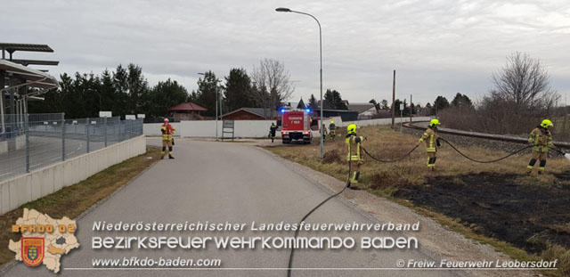 20191231 Flurbrand in Leobersdorf Foto: © FF Leobersdorf 20191231 Flurbrand in Leobersdorf Foto: © FF Leobersdorf