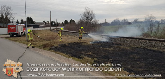 20191231 Flurbrand in Leobersdorf Foto: © FF Leobersdorf 20191231 Flurbrand in Leobersdorf Foto: © FF Leobersdorf