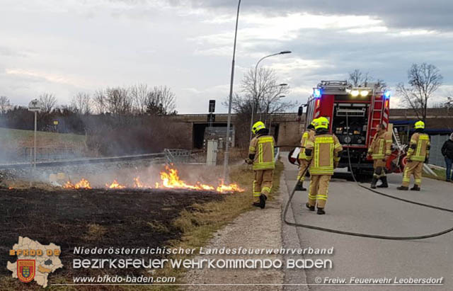 20191231 Flurbrand in Leobersdorf Foto: © FF Leobersdorf 20191231 Flurbrand in Leobersdorf Foto: © FF Leobersdorf