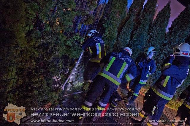 20200101 Brand einer Hecke in Traiskirchen 20200101 Brand einer Hecke in Traiskirchen