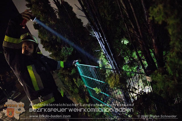 20200101 Brand einer Hecke in Traiskirchen 20200101 Brand einer Hecke in Traiskirchen