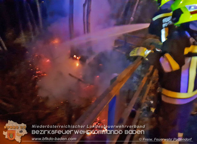 20200101 Böschungsbrand in Pottendorf  Foto: © FF Pottendorf