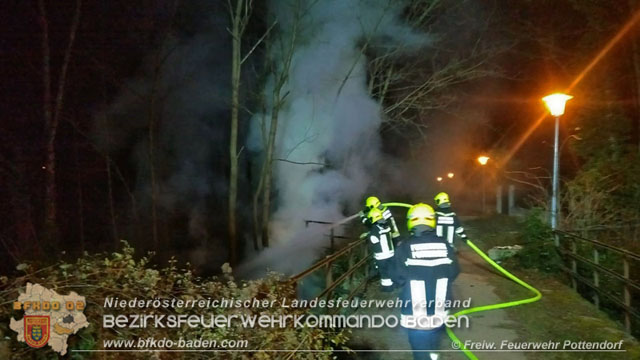 20200101 Böschungsbrand in Pottendorf  Foto: © FF Pottendorf