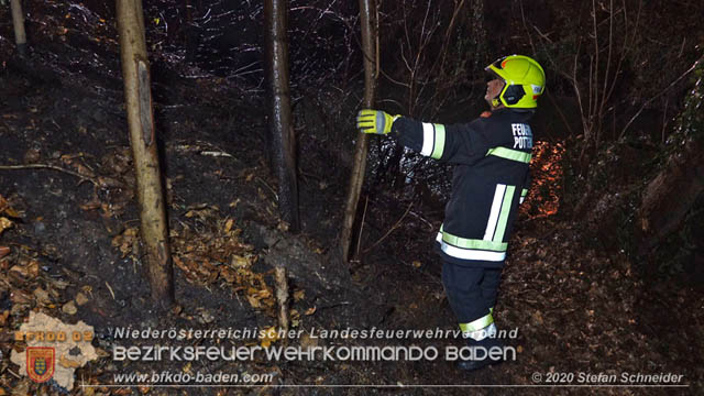 20200101 Böschungsbrand in Pottendorf 20200101 Böschungsbrand in Pottendorf