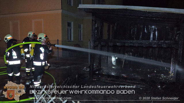 20200101 Müllinselbrand in Traiskirchen 20200101 Müllinselbrand in Traiskirchen