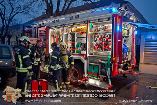 20200103 Zimmerbrand in Vöslauer Wohnhaus  Foto: © Stefan Schneider