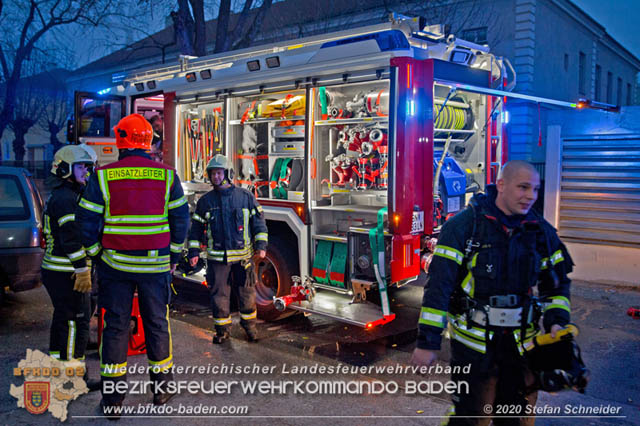 20200103 Zimmerbrand in Vöslauer Wohnhaus  Foto: © Stefan Schneider
