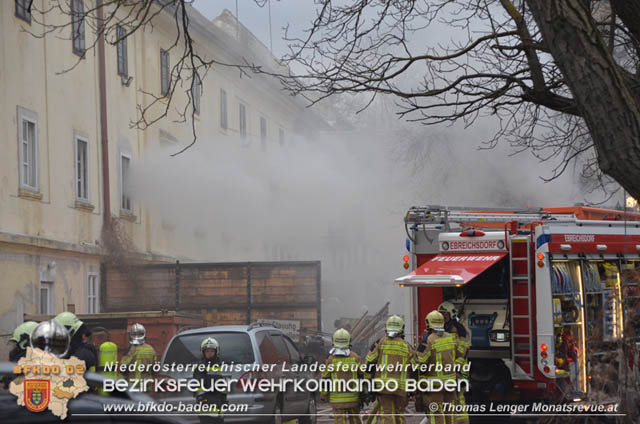 20200111 Brand eines alten Ebreichsdorfer Mehrparteienwohnhaus  Fotos: © Thomas Lenger Monatsrevue.at