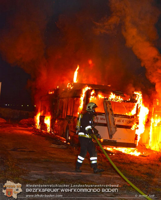 20200112 Brand am ehemaligen Firmengelnde Petersen in Traiskirchen Mllersdorf   Fotos:  Anton Judt