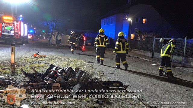 20200123 Spektakulärer Verkehrsunfall im Sooßer Ortsgebiet Foto: © Stefan Schneider 20200123 Spektakulärer Verkehrsunfall im Sooßer Ortsgebiet Foto: © Stefan Schneider