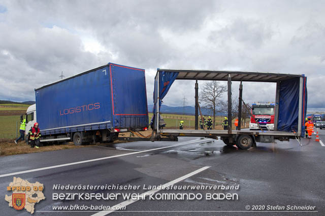 20200204 Strumtief "Petra" über der A2 Leobersdorf - Wöllersdorf  Foto: Stefan Schneider BFK Baden