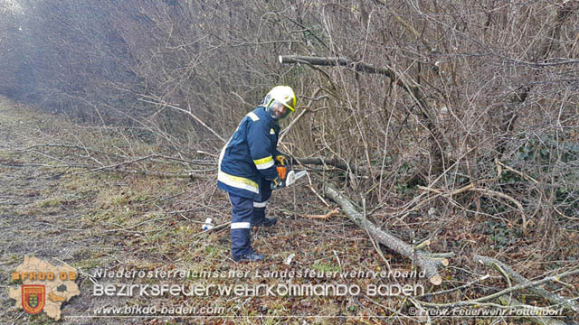 20200204 Strumtief "Petra" über Pottendorf  Foto: FF Pottendorf