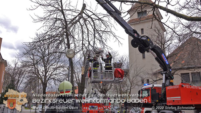 20200204 Strumtief "Petra" über Traiskirchen  Foto: Stefan Schneider BFK Baden