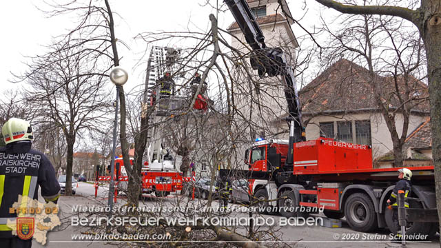 20200204 Strumtief "Petra" über Traiskirchen  Foto: Stefan Schneider BFK Baden