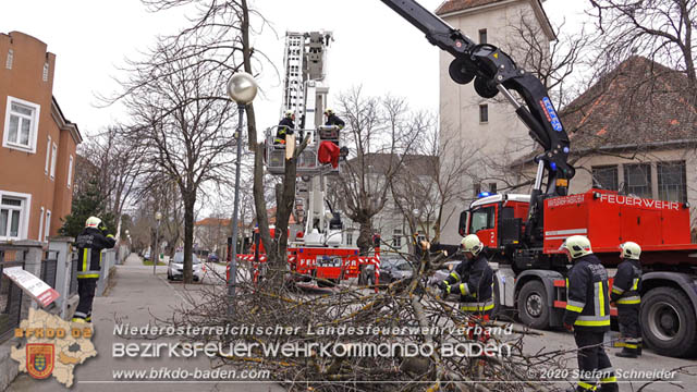 20200204 Strumtief "Petra" über Traiskirchen  Foto: Stefan Schneider BFK Baden