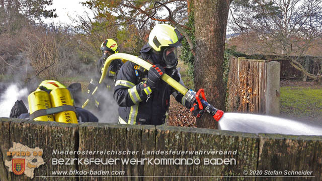 20200205 Brand in einem Tribuswinkler Garten whrend Sturmtief Petra  Foto: Stefan Schneider