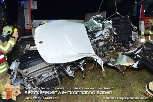 20200210 Verkehrsunfall in Ebreichsdorf  Foto:  Thomas Lenger Monatsrevue.at
