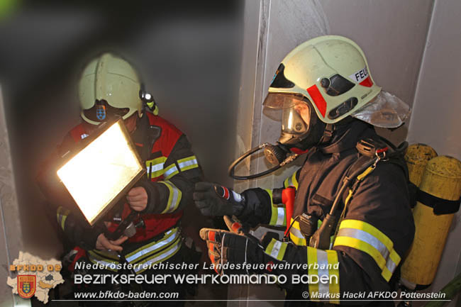 20200214 Brand in einer Hirtenberger Dachgeschosswohnung  Foto: © Markus Hackl AFKDO Pottenstein