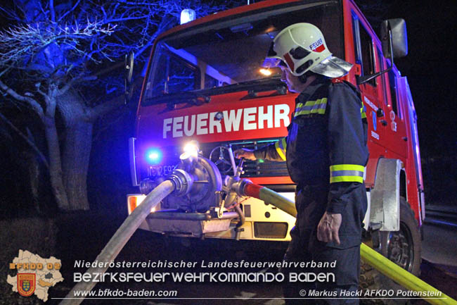 20200214 Brand in einer Hirtenberger Dachgeschosswohnung  Foto: © Markus Hackl AFKDO Pottenstein