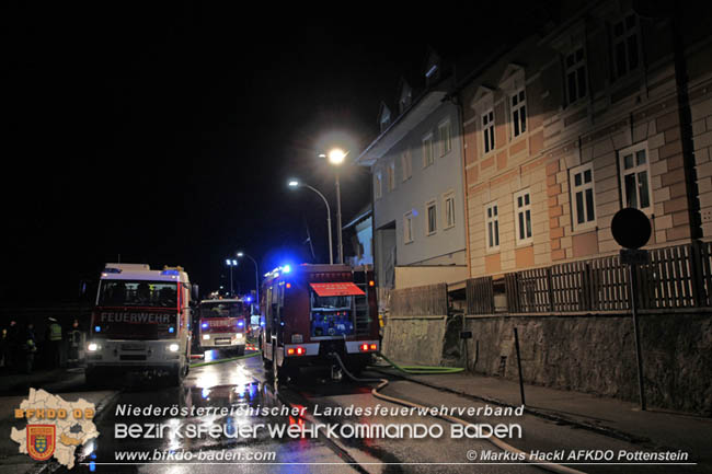 20200214 Brand in einer Hirtenberger Dachgeschosswohnung  Foto: © Markus Hackl AFKDO Pottenstein