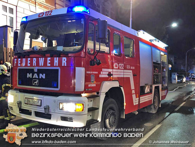 20200214 Brand in einer Hirtenberger Dachgeschosswohnung Foto: © Johannes Weinbauer BFK Presseteam 20200214 Brand in einer Hirtenberger Dachgeschosswohnung Foto: © Johannes Weinbauer BFK Presseteam