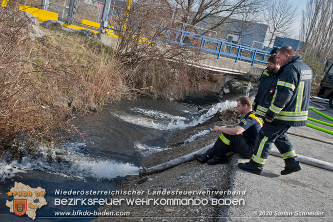 20200217-22 Mehrtägige Pumparbeiten nach Bruch ener 150er Hauptwasserleitung in Möllersdorf  Foto: © Stefan Schneider