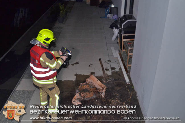 20200315 Kleinbrand auf Balkon in Ebreichsdorf  Foto:  Thomas Lenger Monatsrevue.at