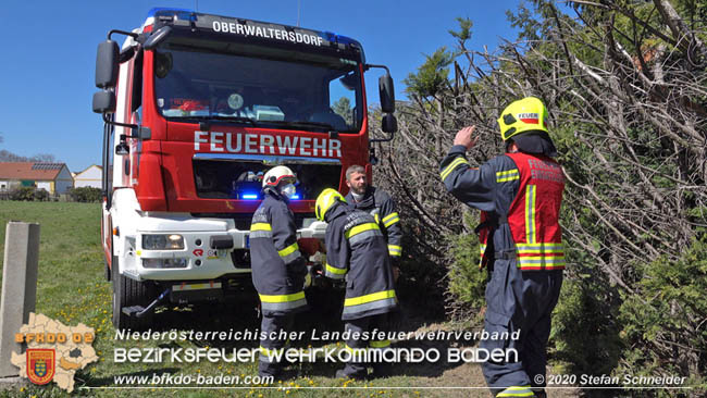 20200408 Brand einer Hecke und der angrenzenden Garage in Trumau Foto: © Stefan Schneider 20200408 Brand einer Hecke und der angrenzenden Garage in Trumau Foto: © Stefan Schneider