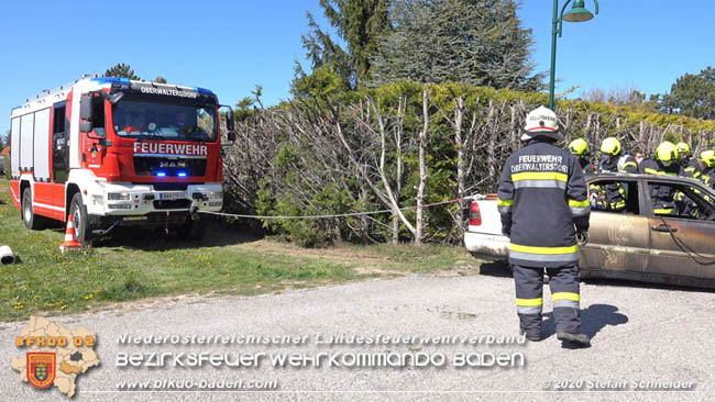 20200408 Brand einer Hecke und der angrenzenden Garage in Trumau  Foto: © Stefan Schneider