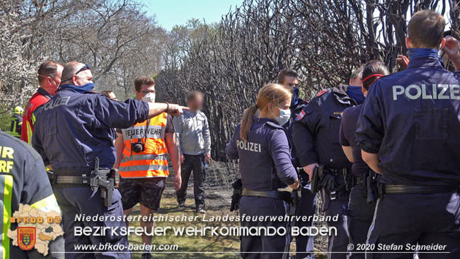 20200408 Brand einer Hecke und der angrenzenden Garage in Trumau  Foto: © Stefan Schneider