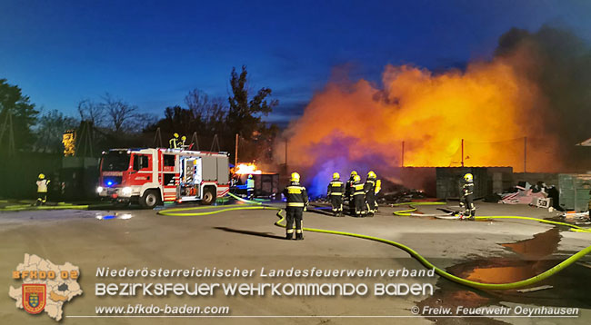 20200417 4-stndiger Lscheinsatz auf einem Wienersdorfer Firmengelnde  Foto:  Freiwillige Feuerwehr Oeynhausen