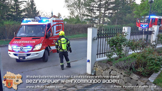 20200419 Kleinbrand in Baden Foto: Freiwillige Feuerwehr Baden-Stadt 20200419 Kleinbrand in Baden Foto: Freiwillige Feuerwehr Baden-Stadt