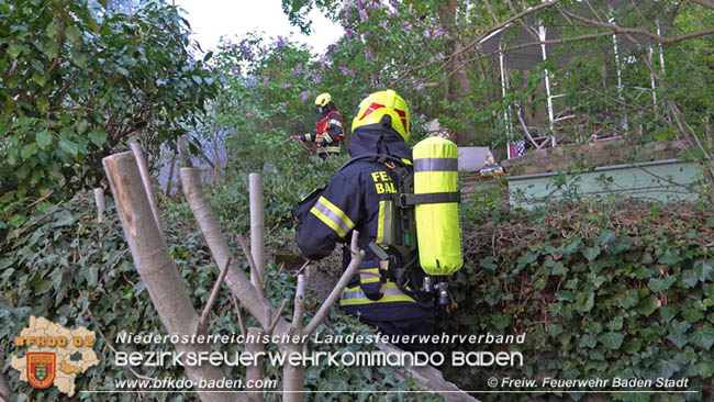 20200419 Kleinbrand in Baden   Foto: Freiwillige Feuerwehr Baden-Stadt