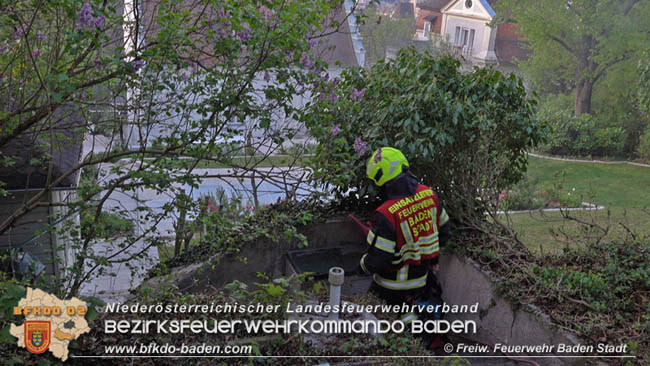 20200419 Kleinbrand in Baden   Foto: Freiwillige Feuerwehr Baden-Stadt