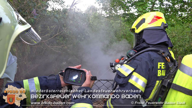 20200419 Kleinbrand in Baden   Foto: Freiwillige Feuerwehr Baden-Stadt